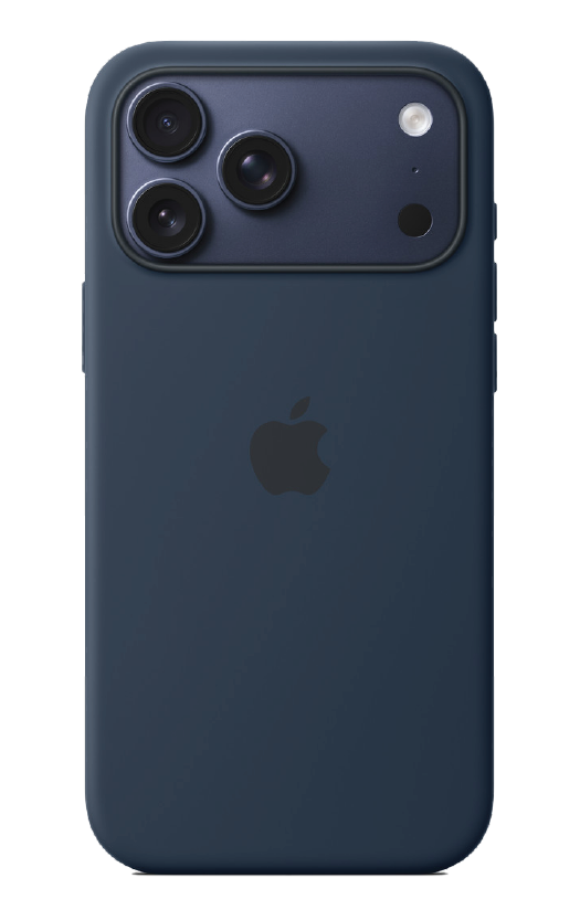 iPhone 17 Pro Silicone Case with MagSafe – Midnight